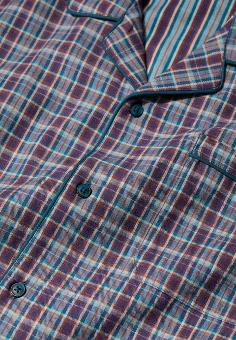 Men's Netter Pyjama Set in Raven Dark Lake