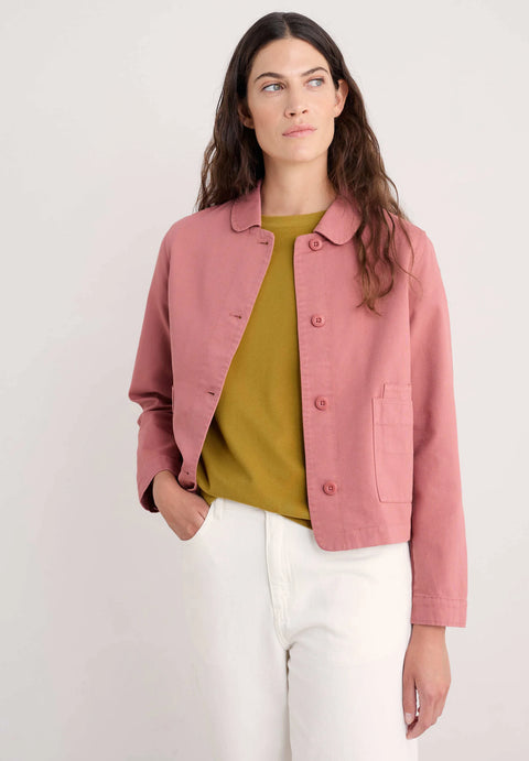 Coombe Lane Jacket in Dusty Rose