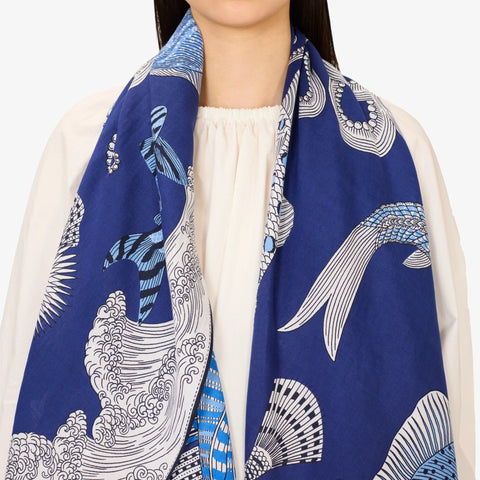 Poseidon Scarf in Blue