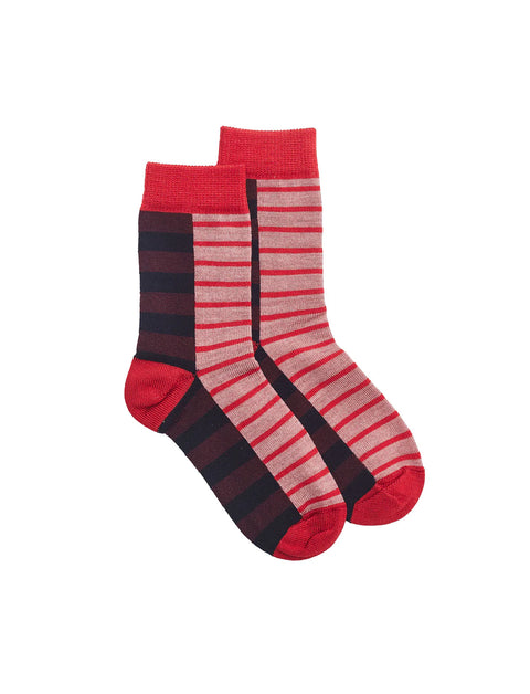 Kids Block Stripe Socks