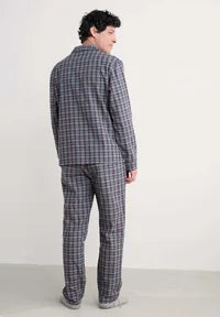 Men's Netter Pyjama Set in Raven Dark Lake