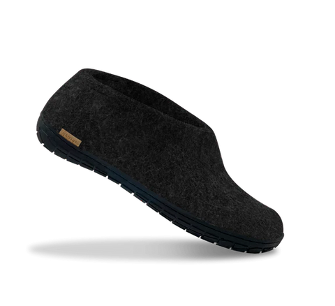 The Black Rubber Shoe in Charcoal