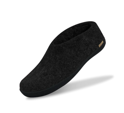 The Black Rubber Shoe in Charcoal