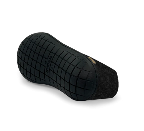 The Black Rubber Shoe in Charcoal