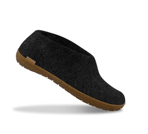 The Honey Rubber Shoe in Charcoal