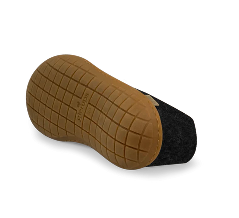 The Honey Rubber Shoe in Charcoal