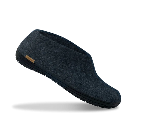 The Black Rubber Shoe in Denim