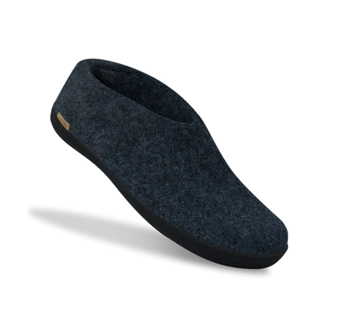 The Black Rubber Shoe in Denim