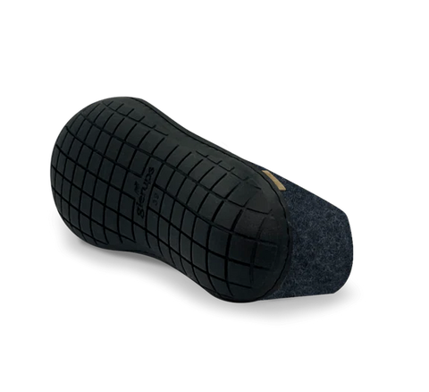 The Black Rubber Shoe in Denim