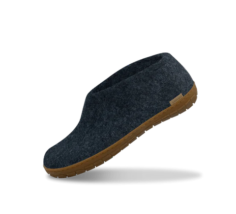 The Honey Rubber Shoe in Denim