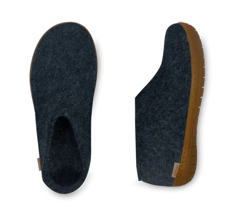 The Honey Rubber Shoe in Denim