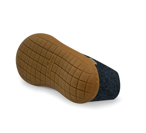 The Honey Rubber Shoe in Denim