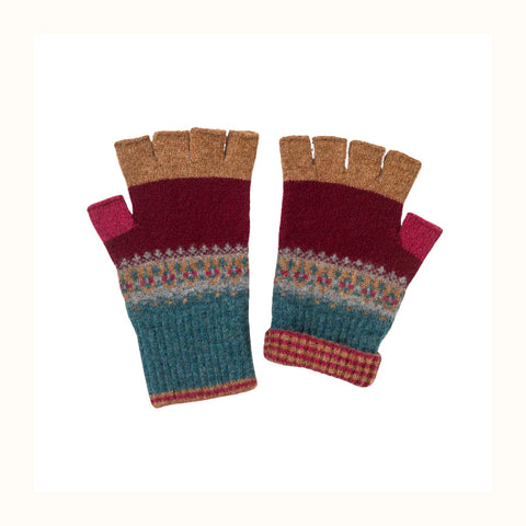 Alloa Fingerless Gloves in Various Colours