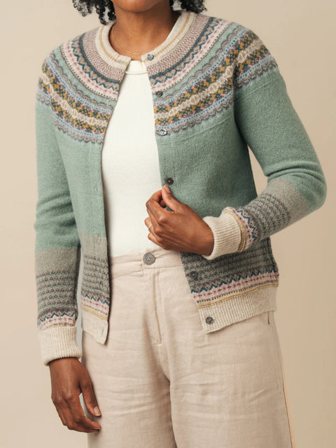 Alpine Cardigan in Sage