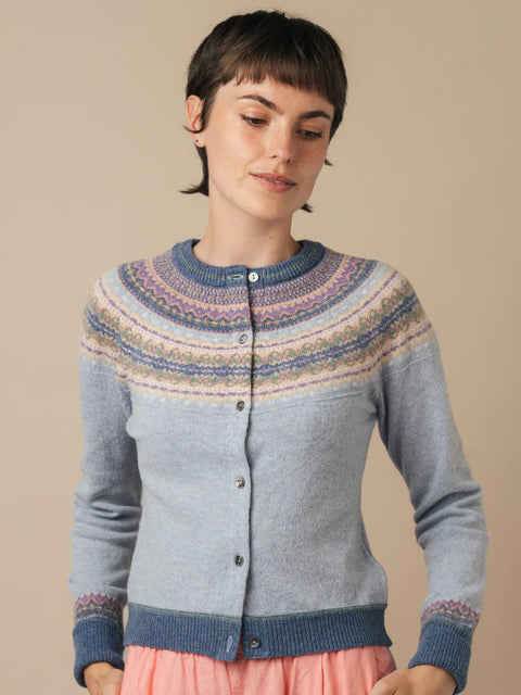 Alpine Short Cardigan in Dove