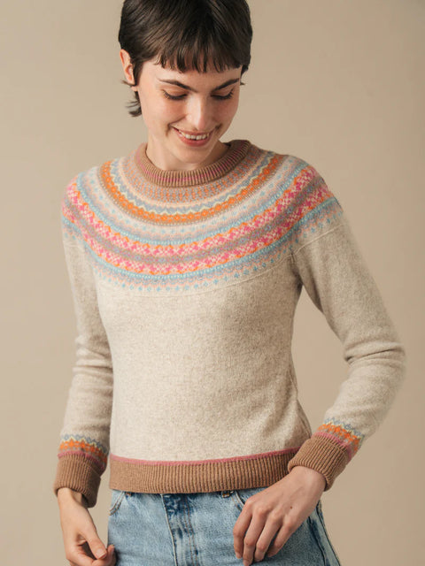 Alpine Short Sweater in Romance