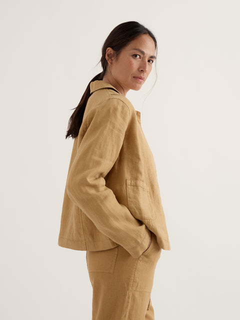 Arame Jacket in Dark Sienna