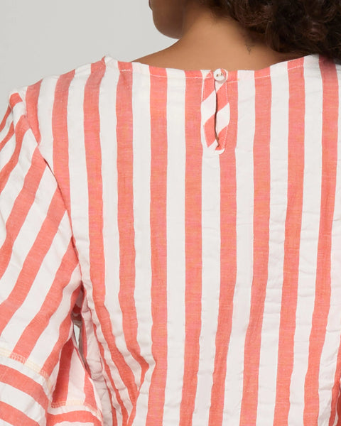 Ava Top in Watermelon Stripe