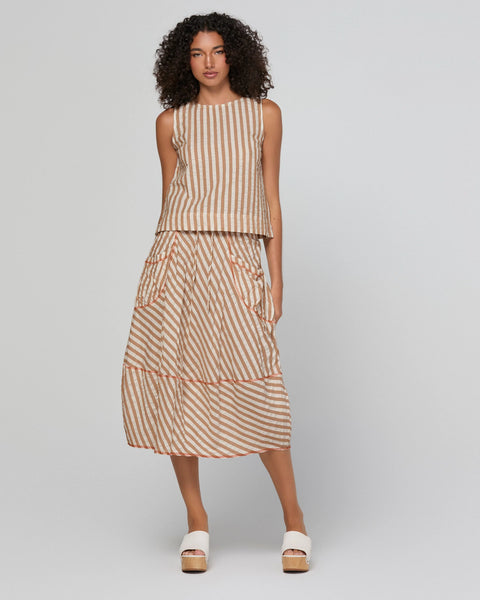 Guru Skirt in Sandy Stripe