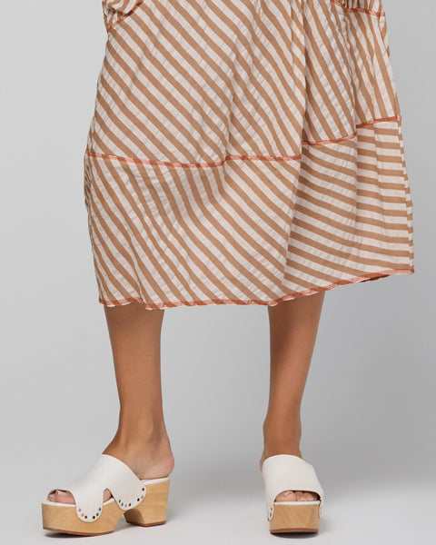 Guru Skirt in Sandy Stripe
