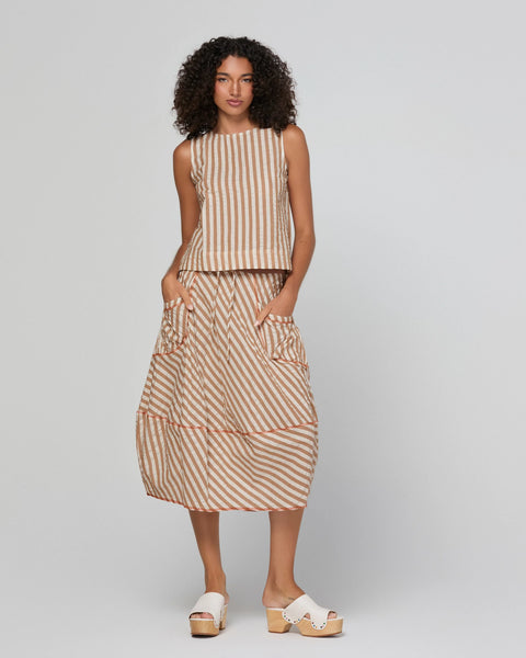 Guru Skirt in Sandy Stripe