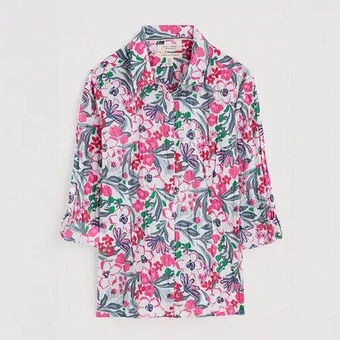 Larissa Shirt in Garden Flowers Tulip