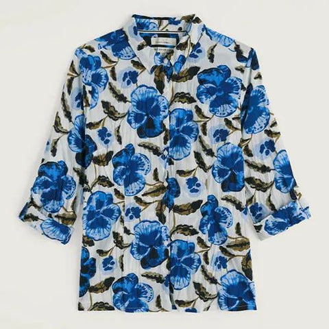 Larissa Shirt in Spring Pansy Chalk