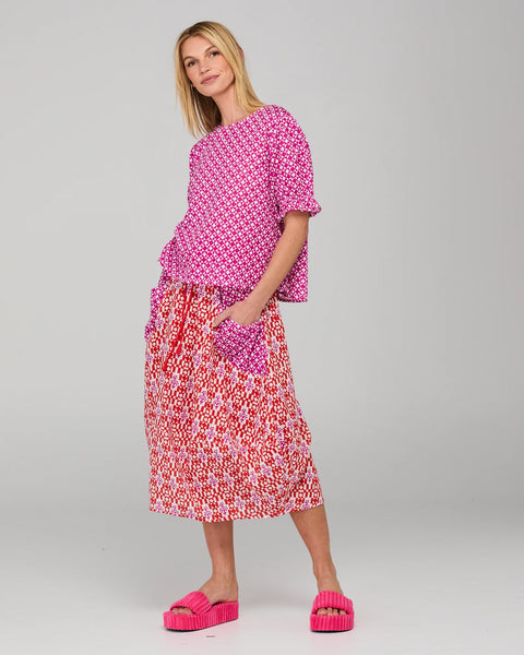 Guru Skirt in Spliced Naples