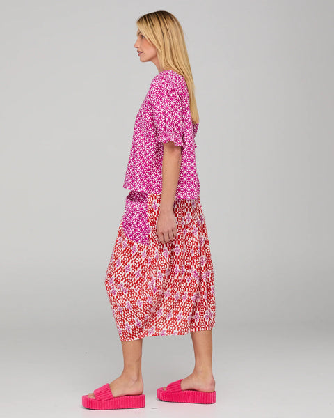 Guru Skirt in Spliced Naples