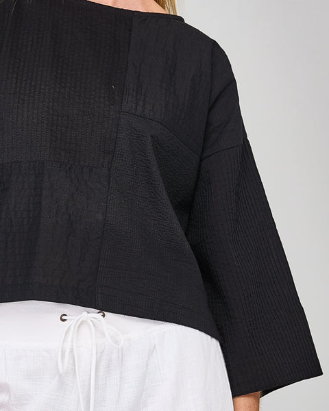 Dimple Top in Black
