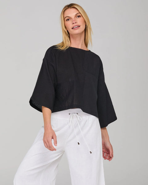Dimple Top in Black