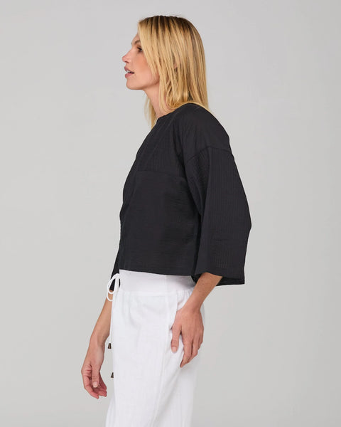 Dimple Top in Black