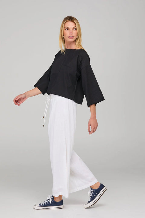 Dimple Top in Black