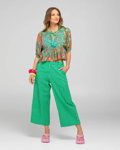 Evelina Pant in Verde