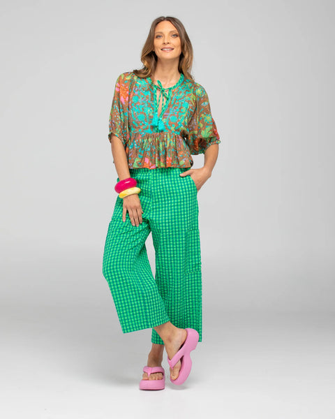 Evelina Pant in Verde