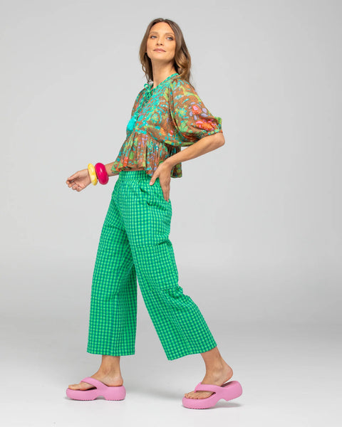 Evelina Pant in Verde