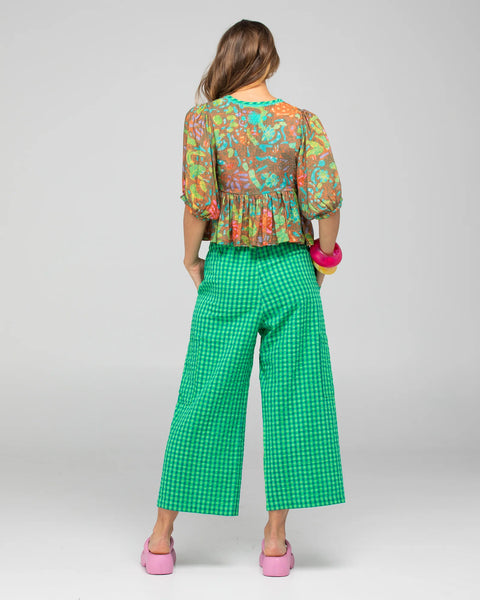 Evelina Pant in Verde