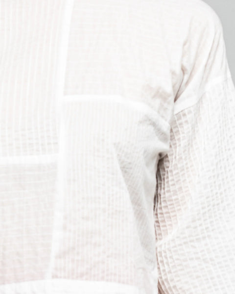 Dimple Top in White