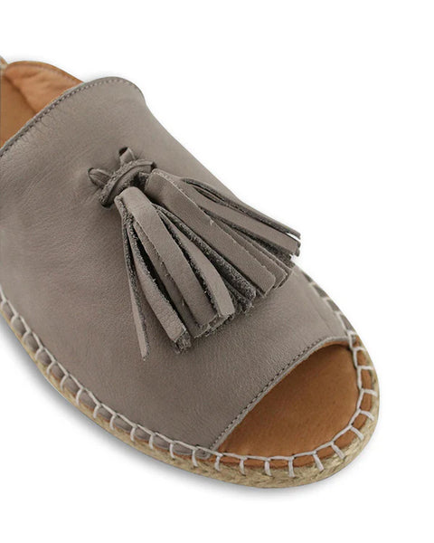 Keilor Espadrille Sandal in Darkstone