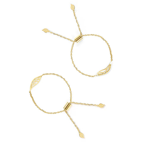 Embracing Peace Bracelet Set in Gold