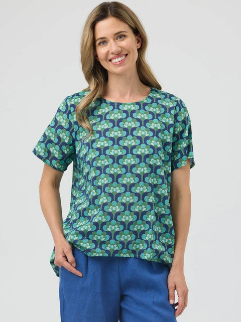 Zimmi Top in Broccoli