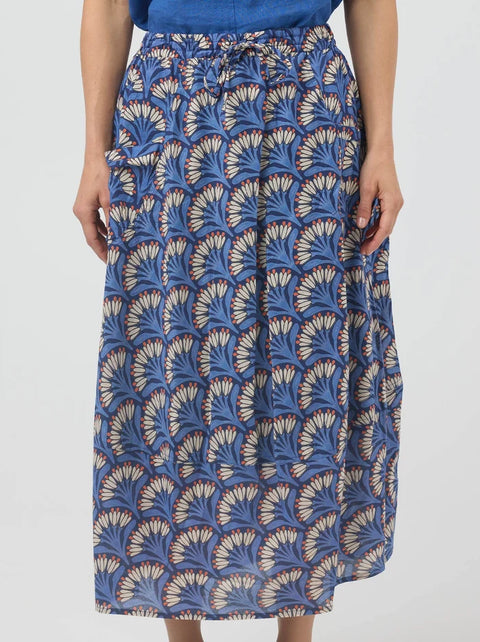 Pocket Panel Skirt in French Flower
