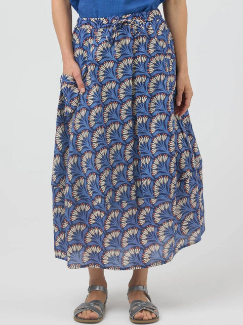 Pocket Panel Skirt in French Flower