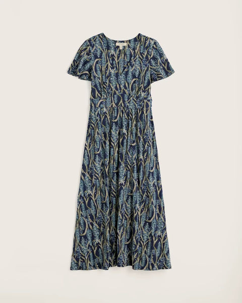 Chateaux Dress in Red Hot Poker Maritime