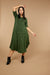 Original Tri Dress in Moss Print PRE-ORDER
