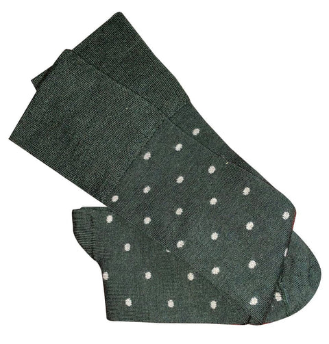 Dotty Merino Wool Socks in Various Colours