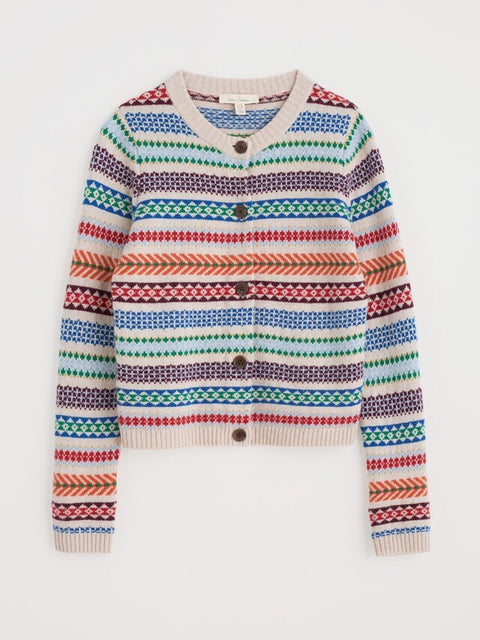 Percella Cove Cardigan in Knit Abstract Multi