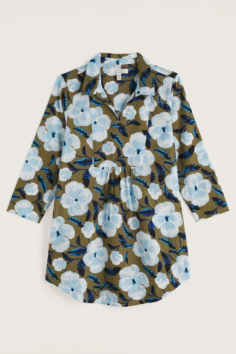 Fal Water Tunic in Spring Pansy Seagrass