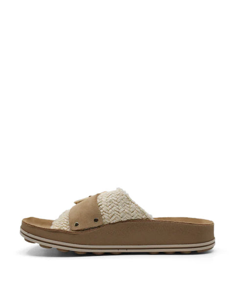 Korina Sandals in Vanilla Raffia
