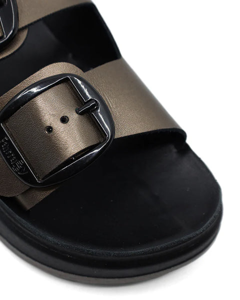 Zefi Sandals in Antracite Perle
